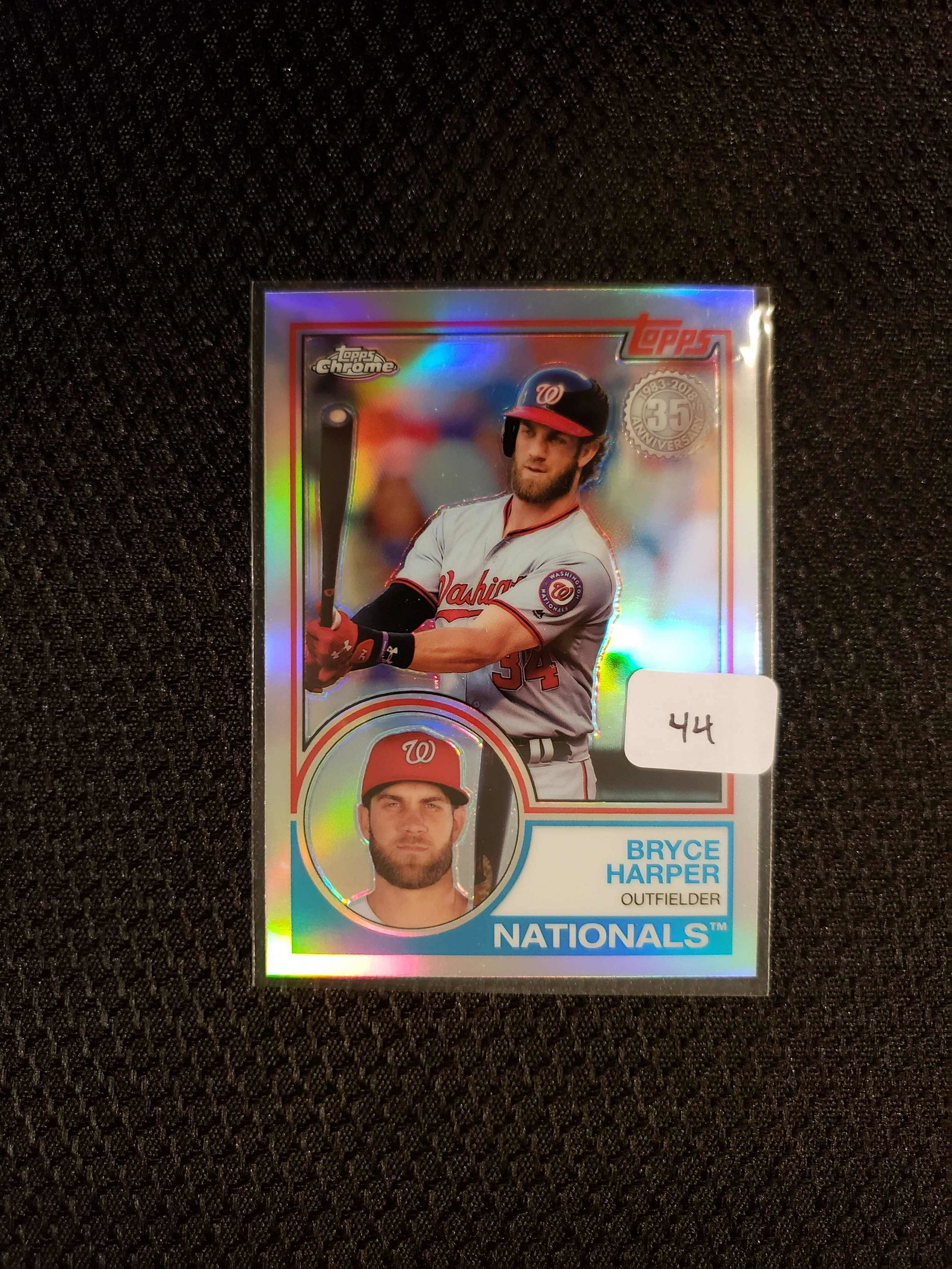 2018 TOPPS CHROME BRYCE HARPER '83 ANNIVERSRY REFRACTOR: 2018 TOPPS CHROME BRYCE HARPER '83 ANNIVERSRY REFRACTOR