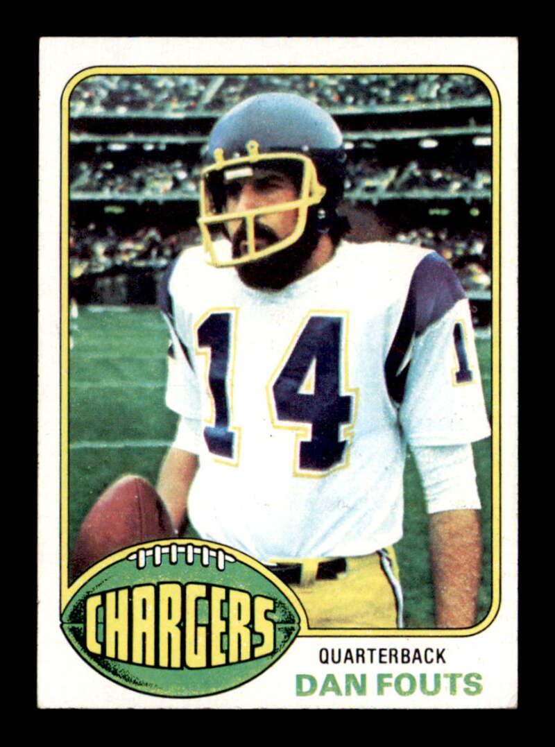 1976 Topps #128 Dan Fouts SAN DIEGO CHARGERS: 1976 Topps #128 Dan Fouts EX