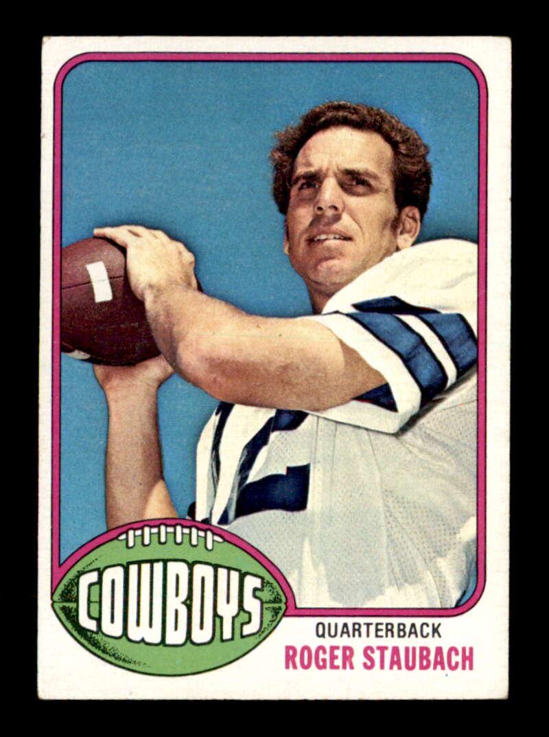1976 Topps #395 Roger Staubach DALLAS COWBOYS EX: 1976 Topps #395 Roger Staubach DALLAS COWBOYS EX