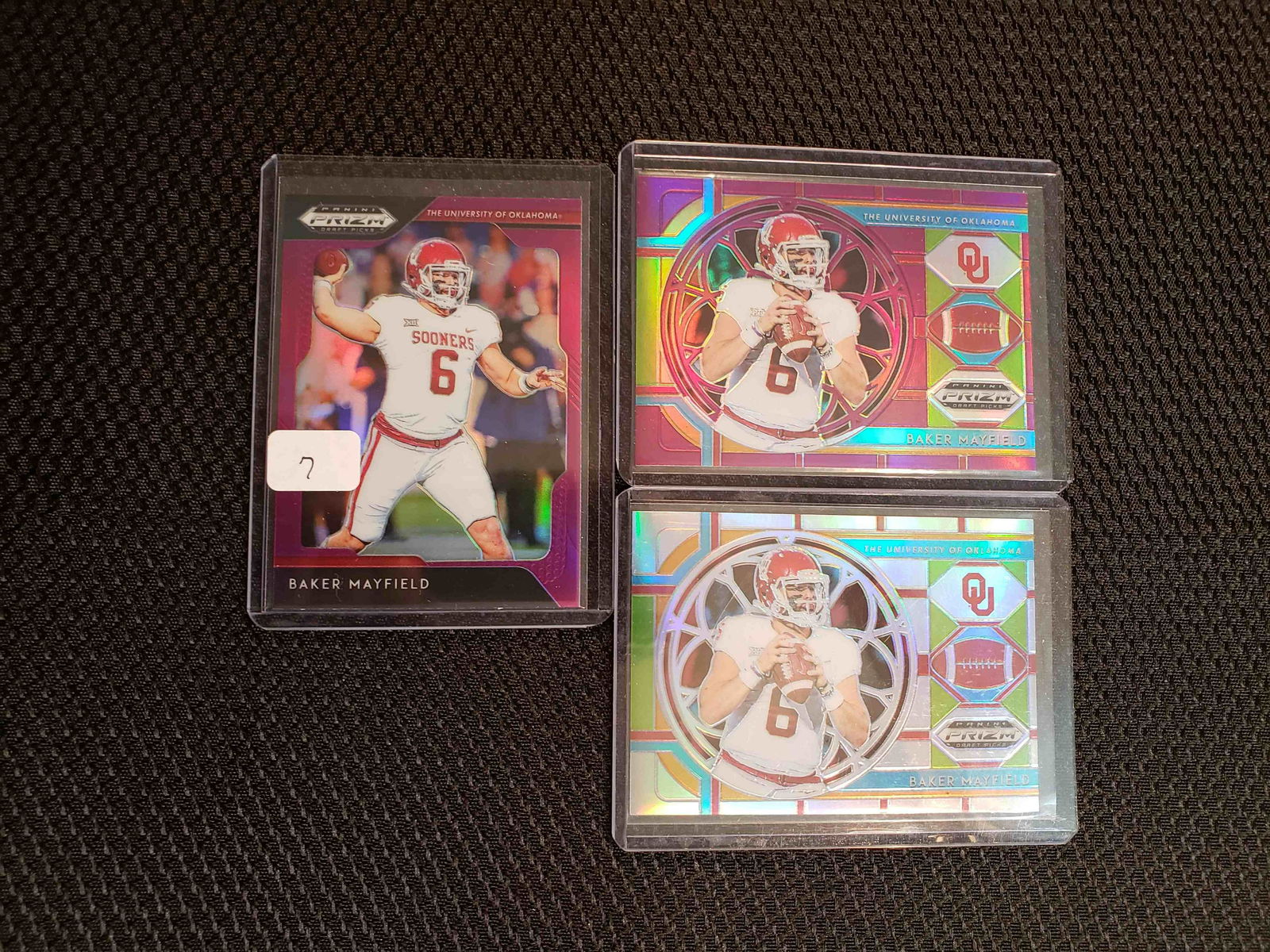 2019 PRIZM DRAFT BAKER MAYFIELD SHORT PRINT/PRIZMS (1 of 2)