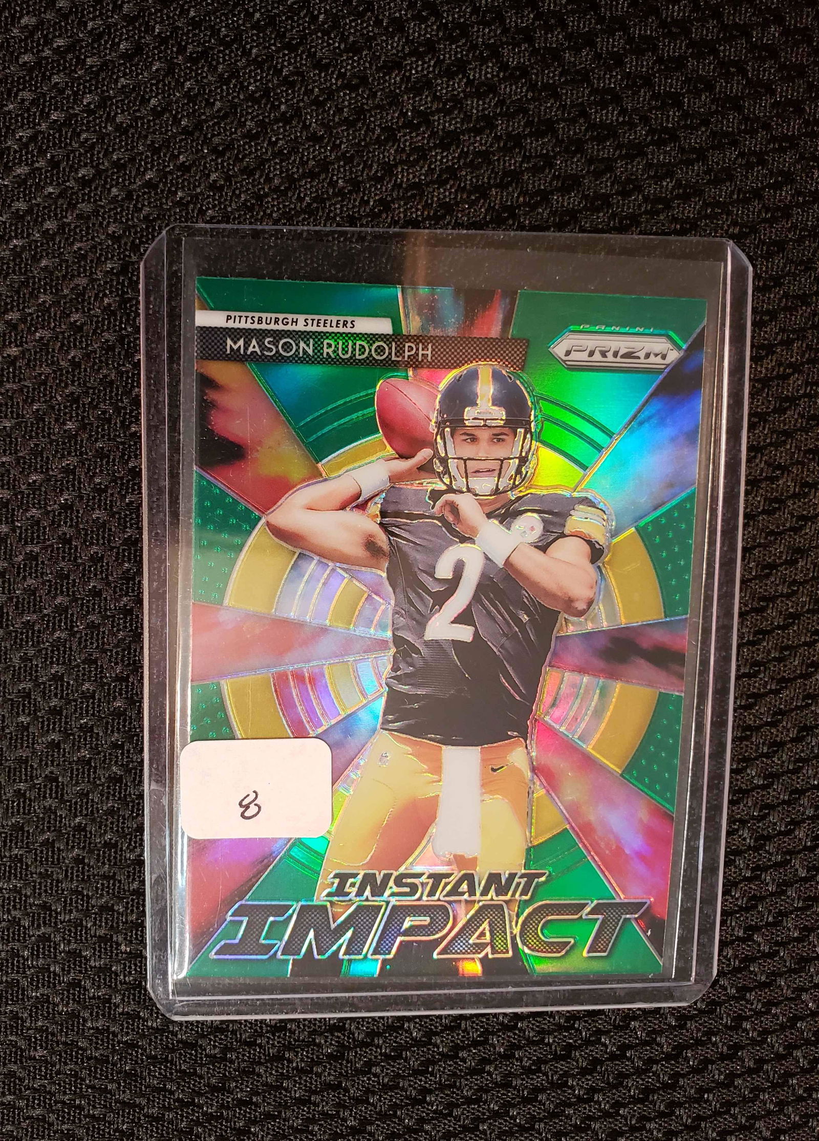 MASON RUDOLPH PITTSBURGH STEELERS SP ROOKIE CARD (1 of 1)