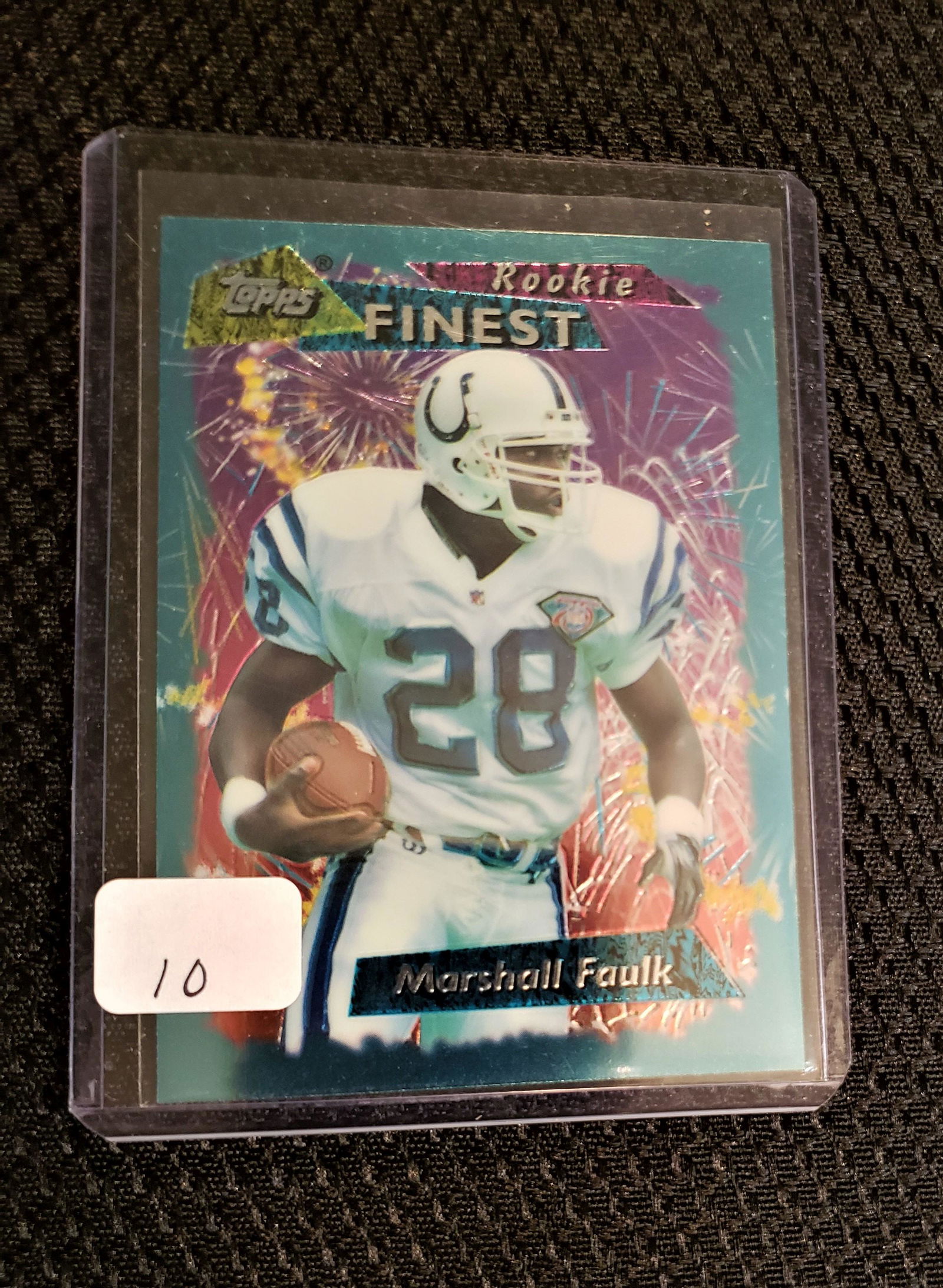 MARSHALL FAULK HOF ROOKIE CARD COLTS/RAMS (1 of 1)