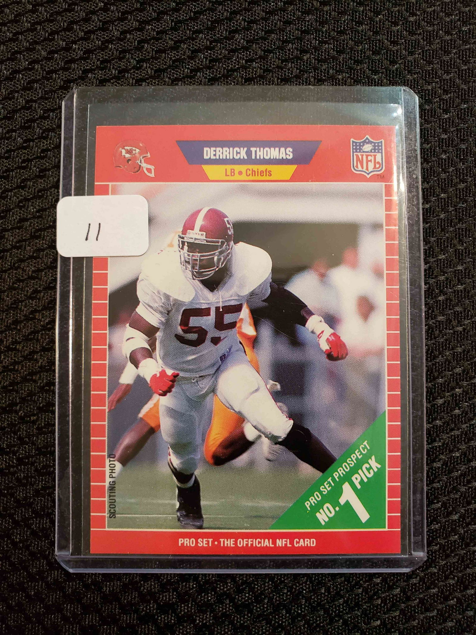 1999 NFL PRO-SET #1 PICK DERRICK THOMAS ROOKIE CARDS (1 of 1)