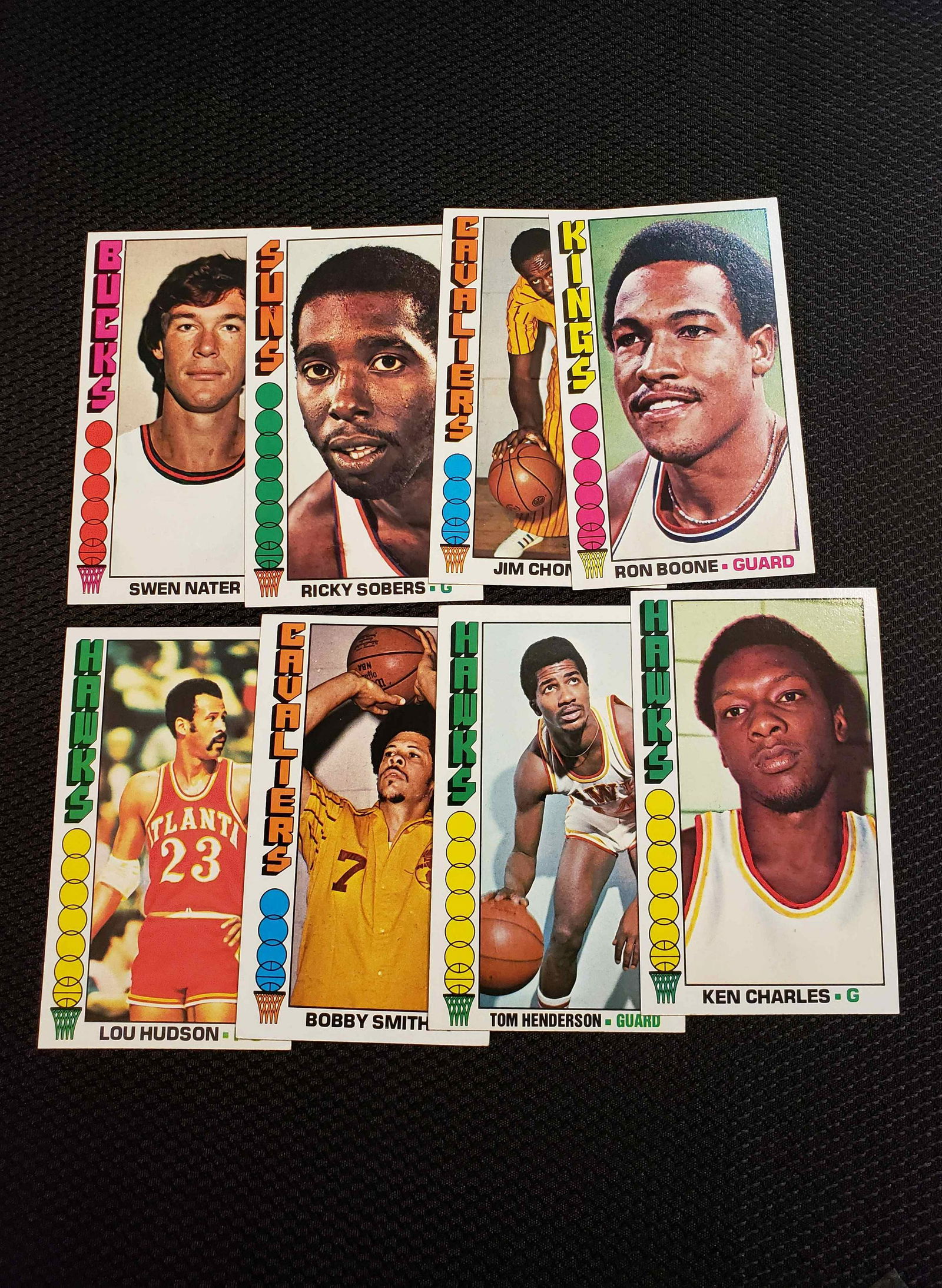 VINTAGE JUMBO 1976 TOPPS BASKETBALL CARDS NRMT+ (1 of 2)