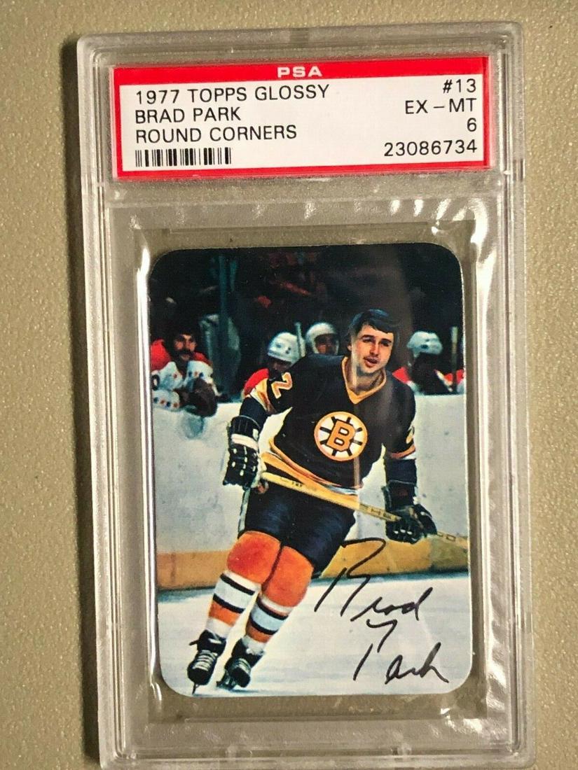 PSA GRADED 1977 Topps Glossy Insert #13 Brad Park (1 of 1)