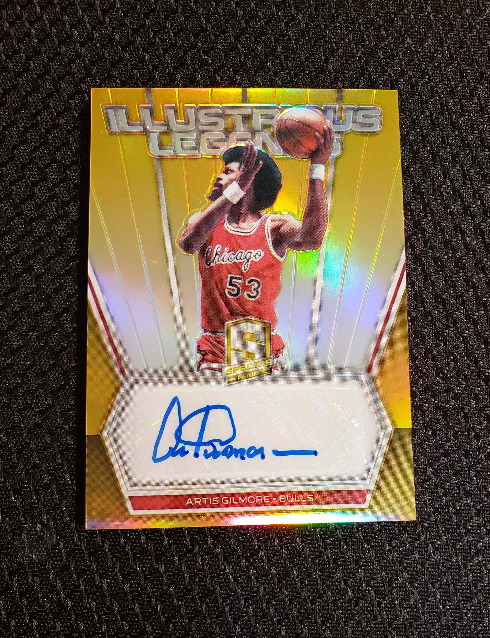 PANINI SPECTRA ILLUSTRIOUS LEGENDS GOLD AUTO (1 of 2)