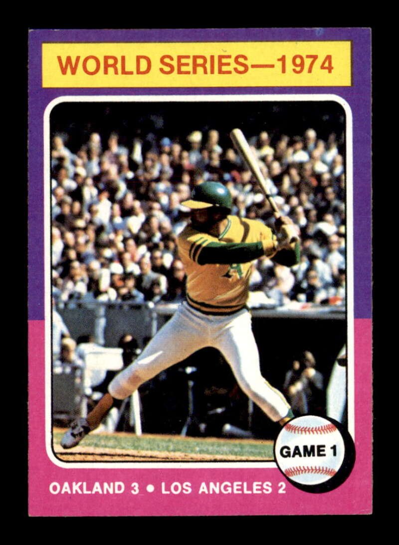 1975 Topps #461 Reggie Jackson WS1 EX+ (1 of 2)
