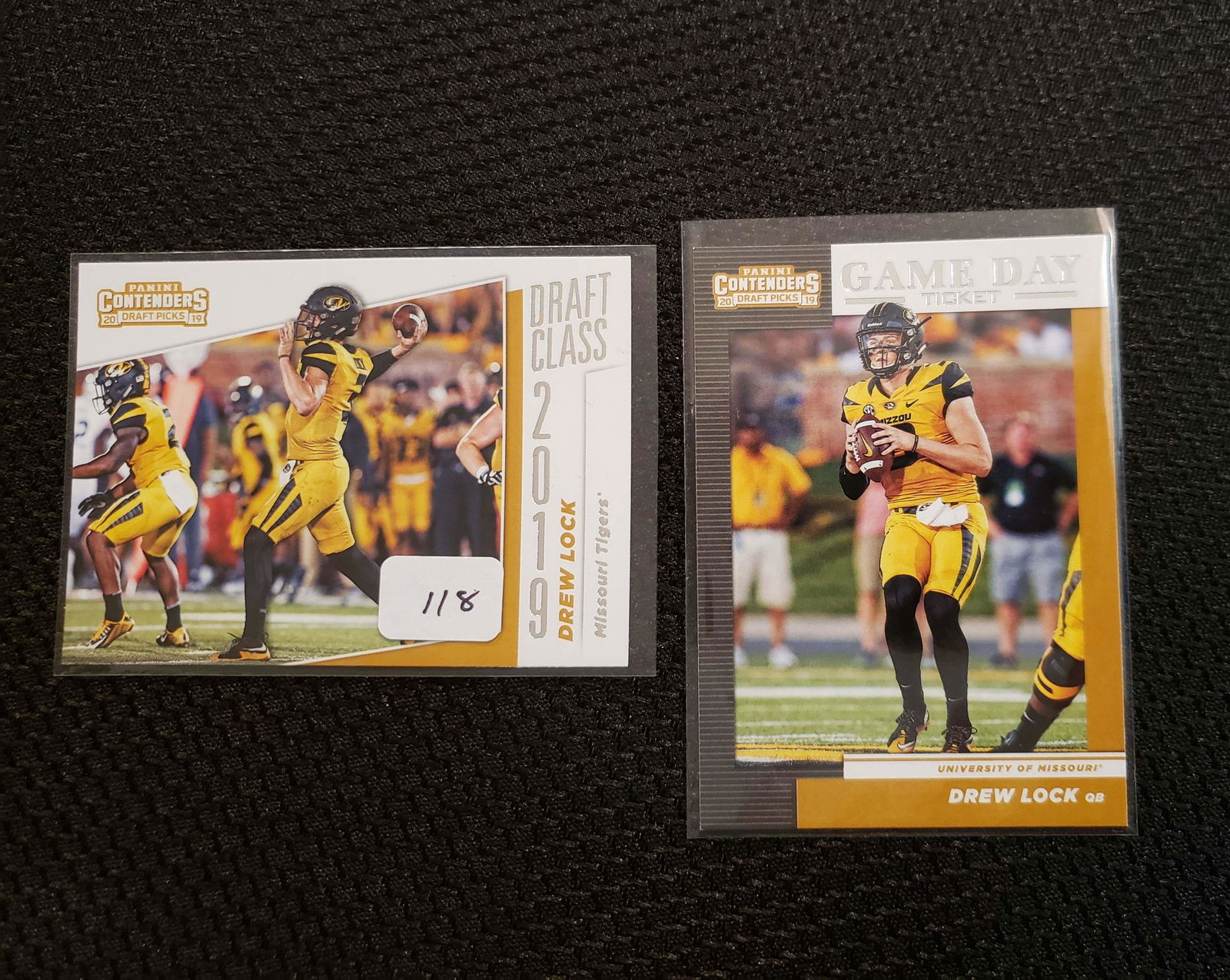 2019 CONTENDERS DRAFT DREW LOCK ROOKIE CARDS (1 of 2)