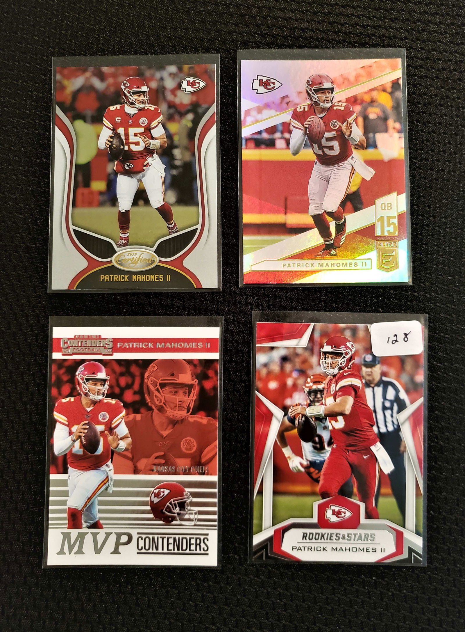 LOT OF 4 PATRICK MAHOMES KC CHIEFS CARDS (1 of 1)