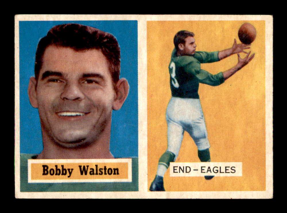 1957 Topps #61 Bobby Walston PHILA. EAGLES (1 of 2)