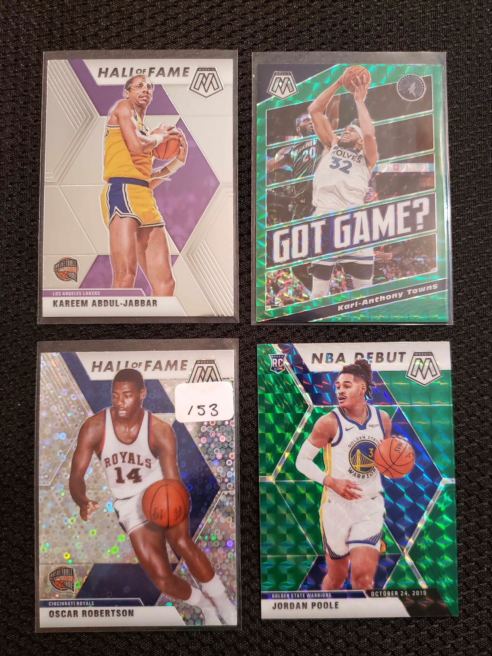 2019-20 PANINI MOSAIC INSERTS, SHORT PRINTS & PARALLELS (1 of 1)
