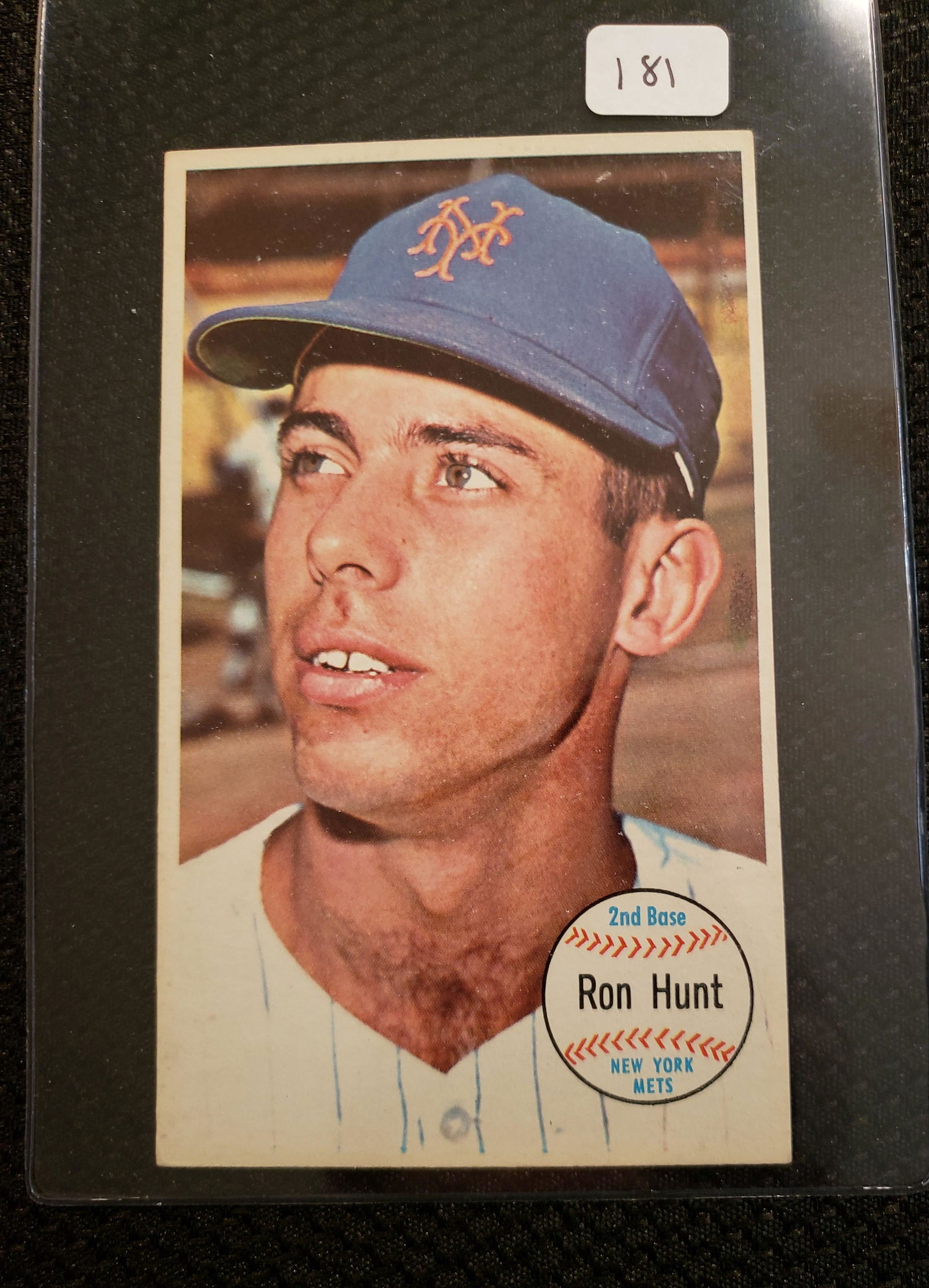1964 TOPPS GIANTS RON HUNT NEW YORK METS (1 of 1)