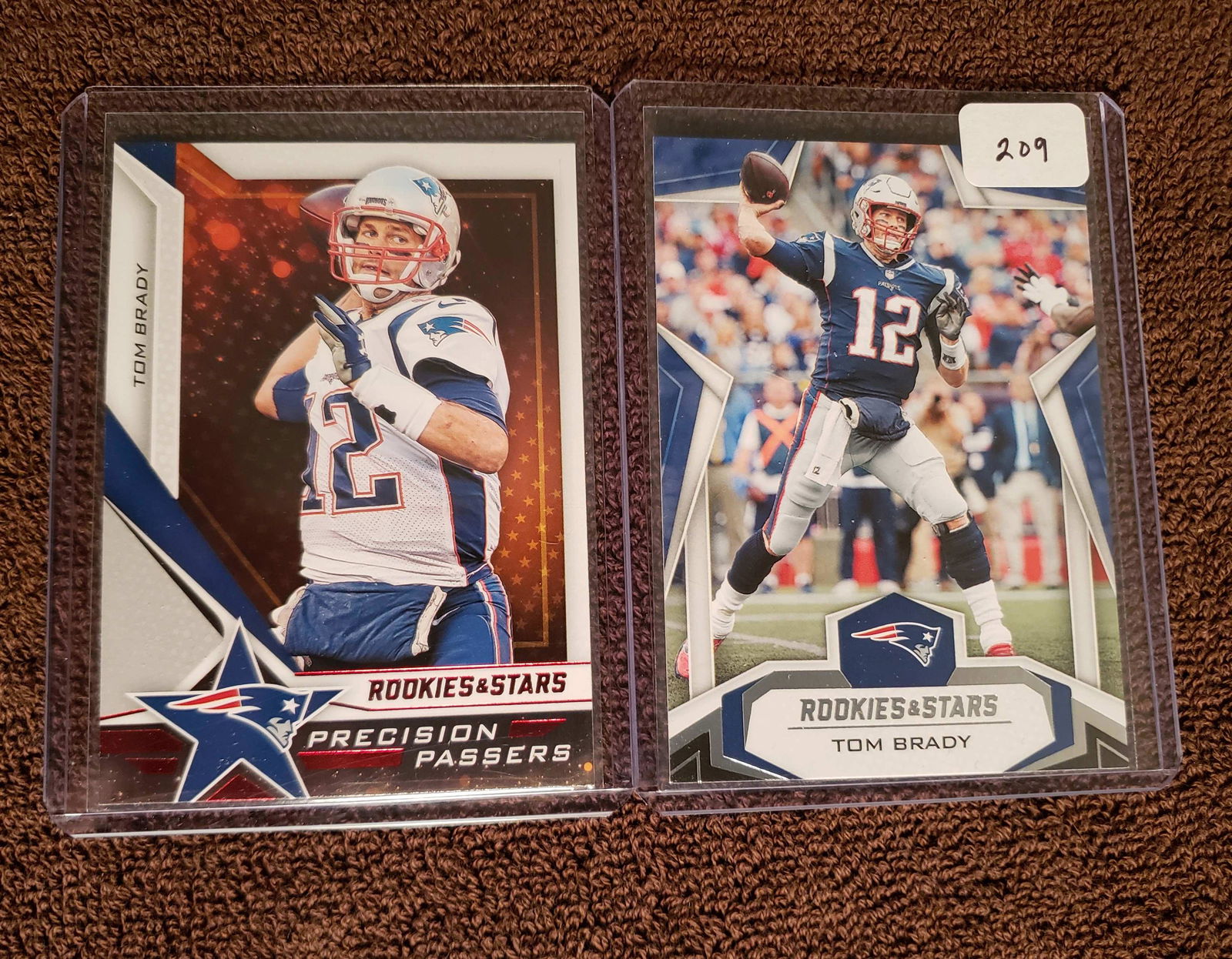 TOM BRADY 2019 ROOKIES & STARS W/ RED FOIL SP (1 of 1)