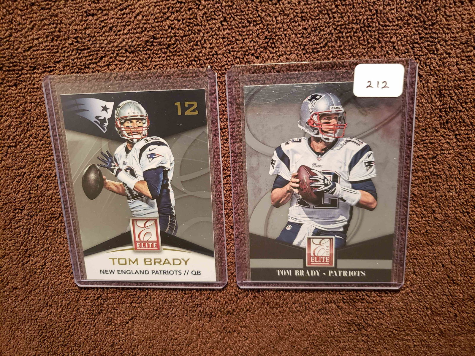 TOM BRADY PANINI ELITE SERIES FOOTBALL CARDS (1 of 1)