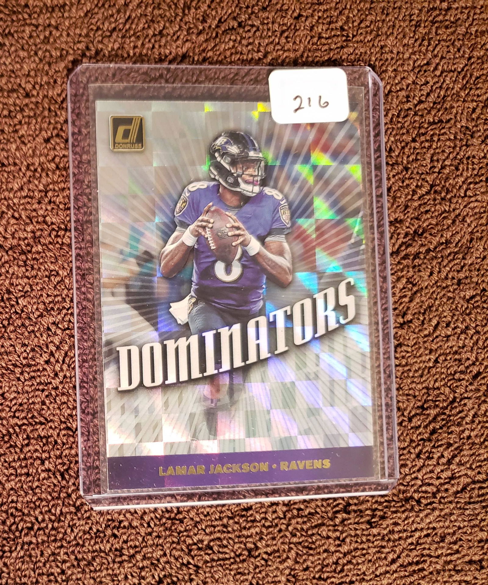 LAMAR JACKSON "BIG TRUSS" DOMINATOR INSERT (1 of 1)