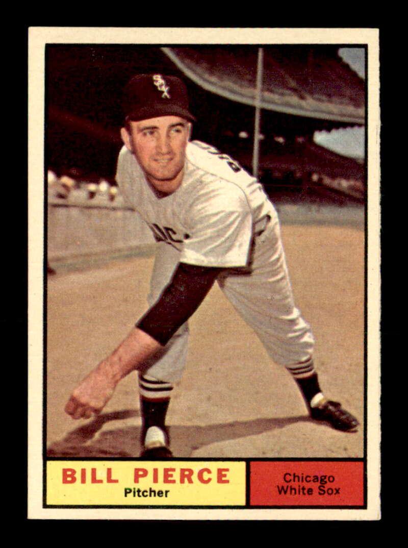 1961 TOPPS BASEBALL CARDS: 1961 Topps #205 Billy Pierce EXMT/EXMT+