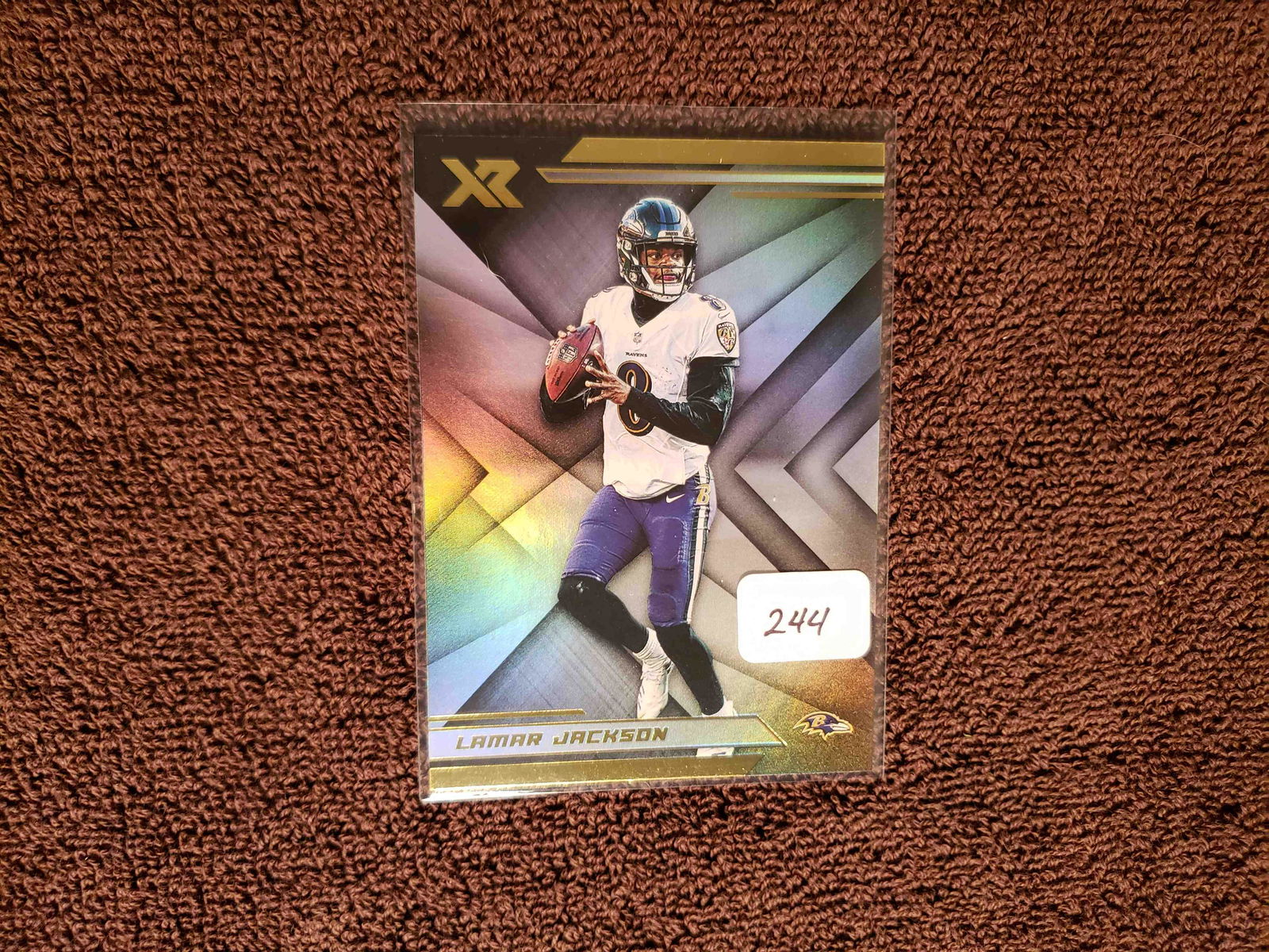2019 PANINI Xr LAMAR JACKSON RAVENS (1 of 1)