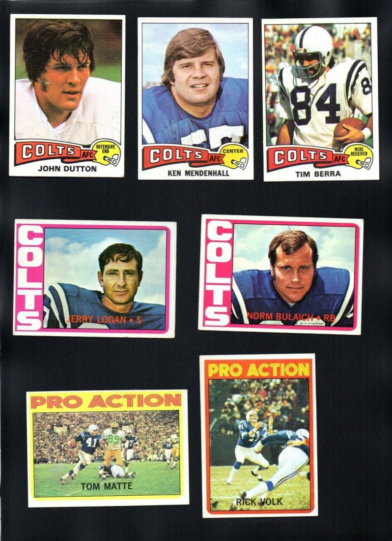 VINTAGE BALTIMORE COLTS FOOTBALL CARDS (1 of 1)