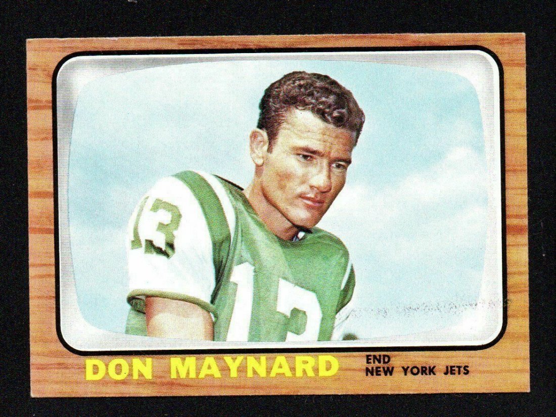 1966 TOPPS #95 DON MAYNARD NEW YORK JETS HOFER (1 of 2)