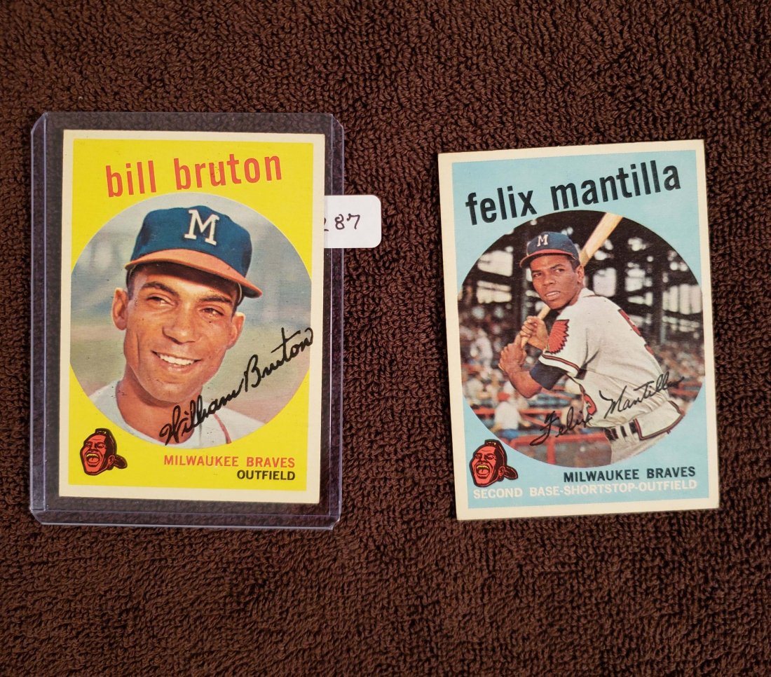 HIGHER GRADE 1959 TOPPS BASEBALL CARDS (1 of 2)