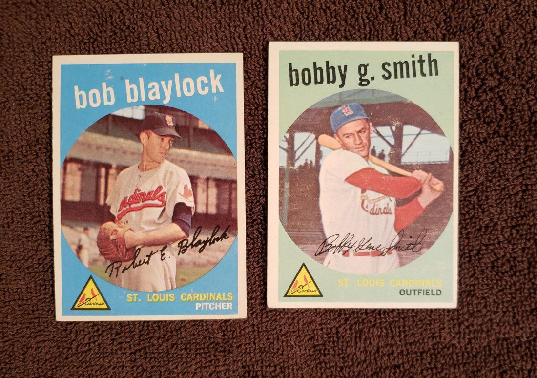 HIGHER GRADE 1959 TOPPS BASEBALL CARDS (1 of 2)