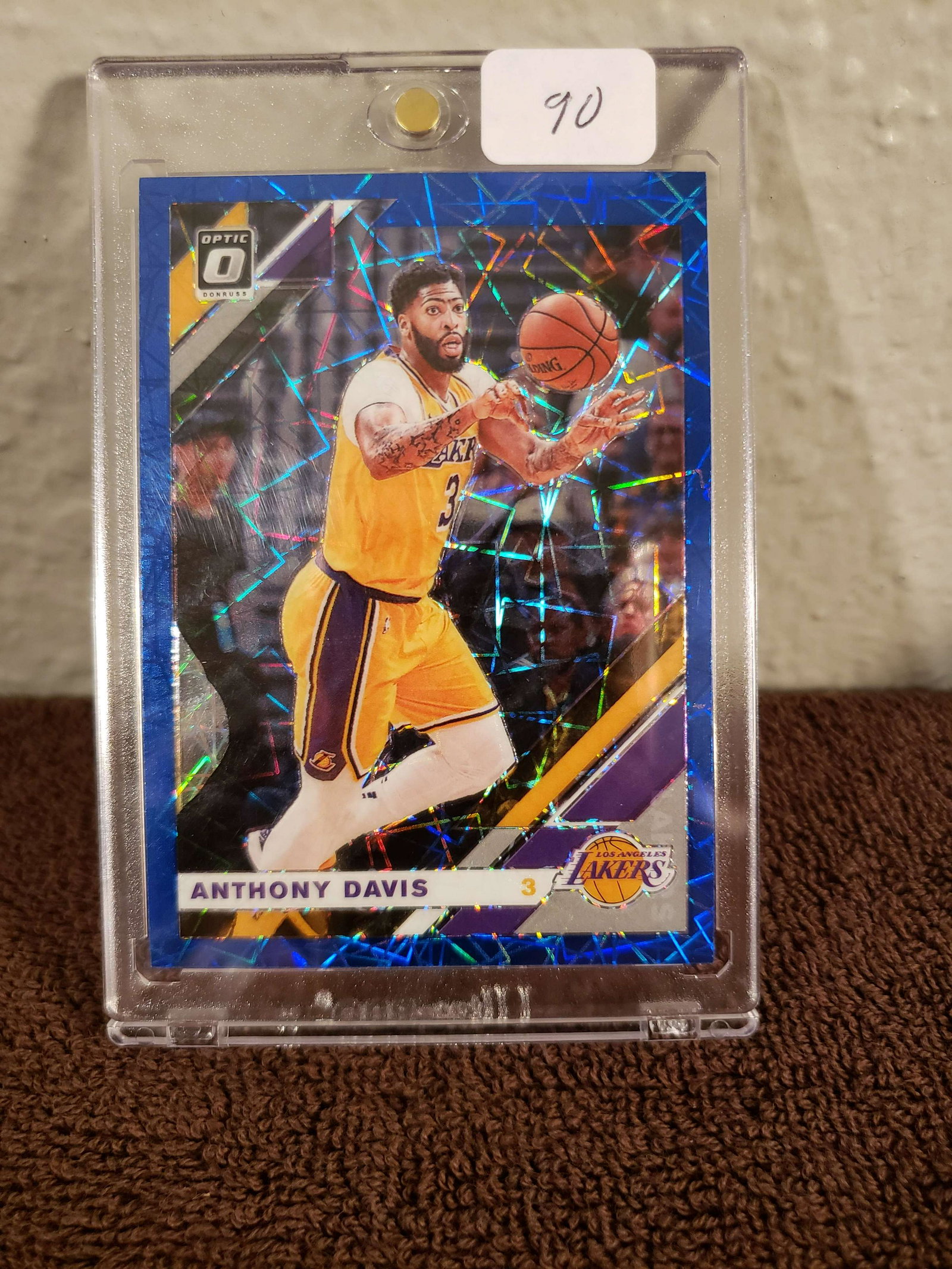 2019-20 OPTIC ANTHONY DAVIS LA LAKERS BLUE VELOCITY: 2019-20 OPTIC ANTHONY DAVIS LA LAKERS BLUE VELOCITY PRIZM SP IN ONE TOUCH HOLDER