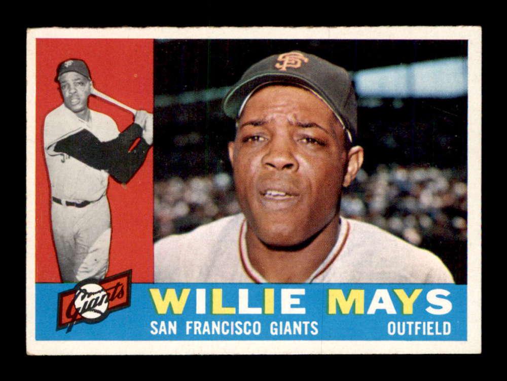 1960 Topps #200 Willie Mays EXMT: 1960 Topps #200 Willie Mays EXMT say hey kid!