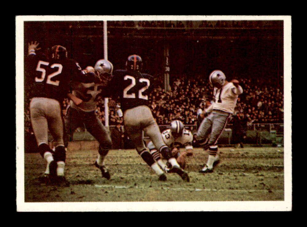 VINTAGE 1966 Philadelphia Gum Co. NFL FOOTBALL CARDS: 1966 Philadelphia #65 Dallas Cowboys TEAM CARD EXMT