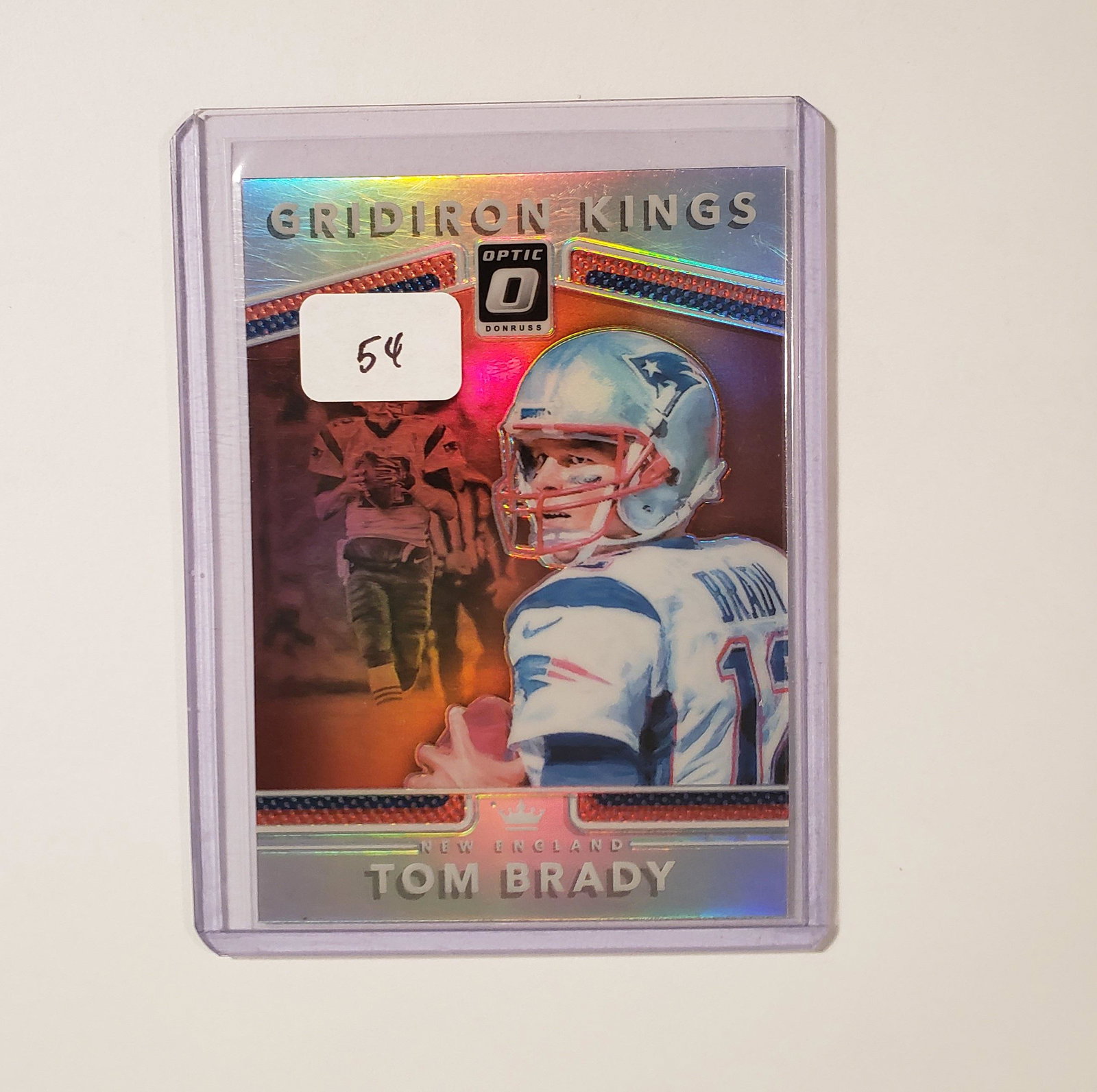 TOM BRADY 2017 GRID IRON KINGS SILVER HOLO PRIZM SP: TOM BRADY 2017 GRID IRON KINGS SILVER HOLO PRIZM SP