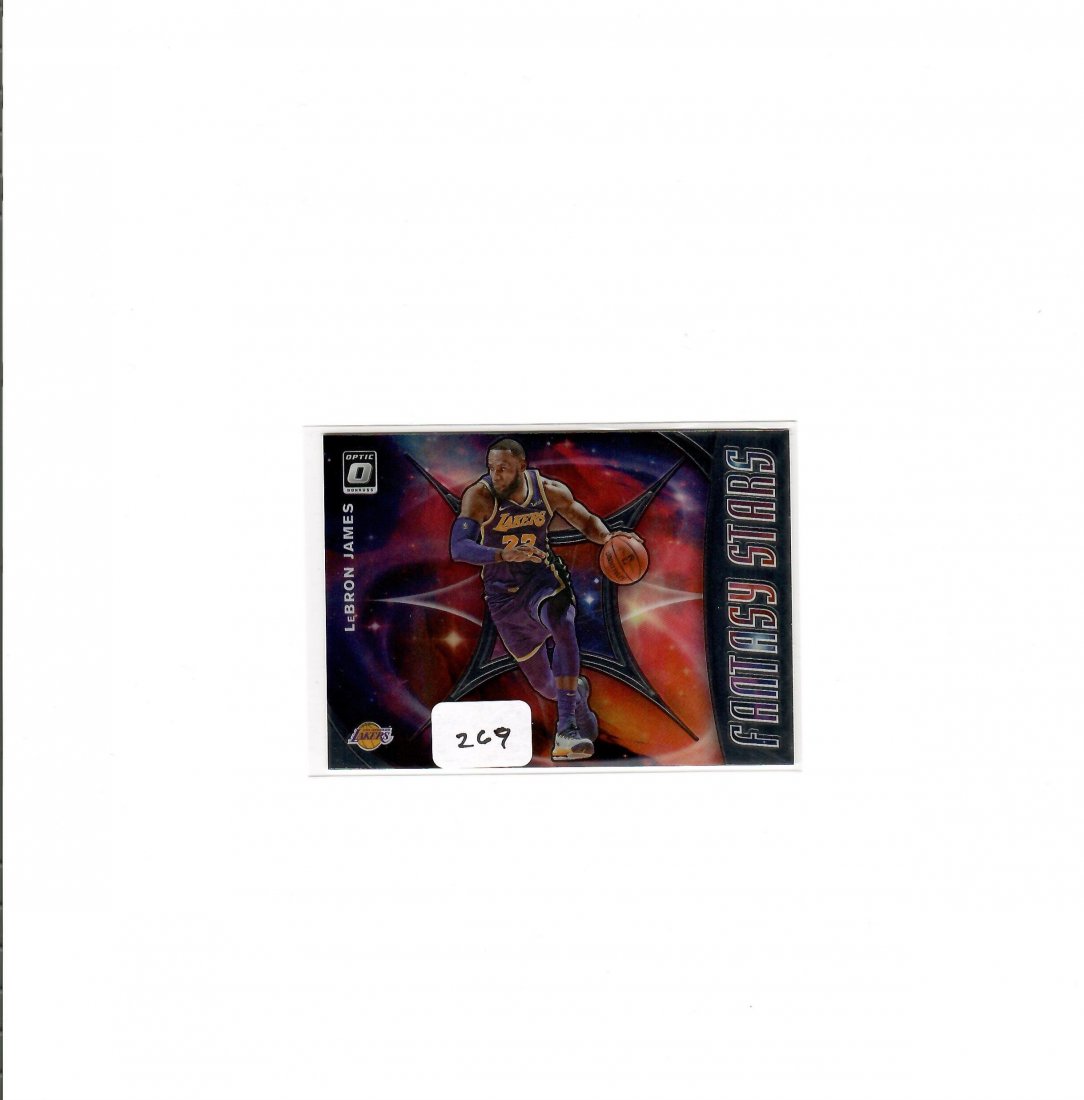 2019-20 OPTIC BASKETBALL LEBRON JAMES FANTASY STARS: 2019-20 OPTIC BASKETBALL LEBRON JAMES FANTASY STARS INSERT CARD