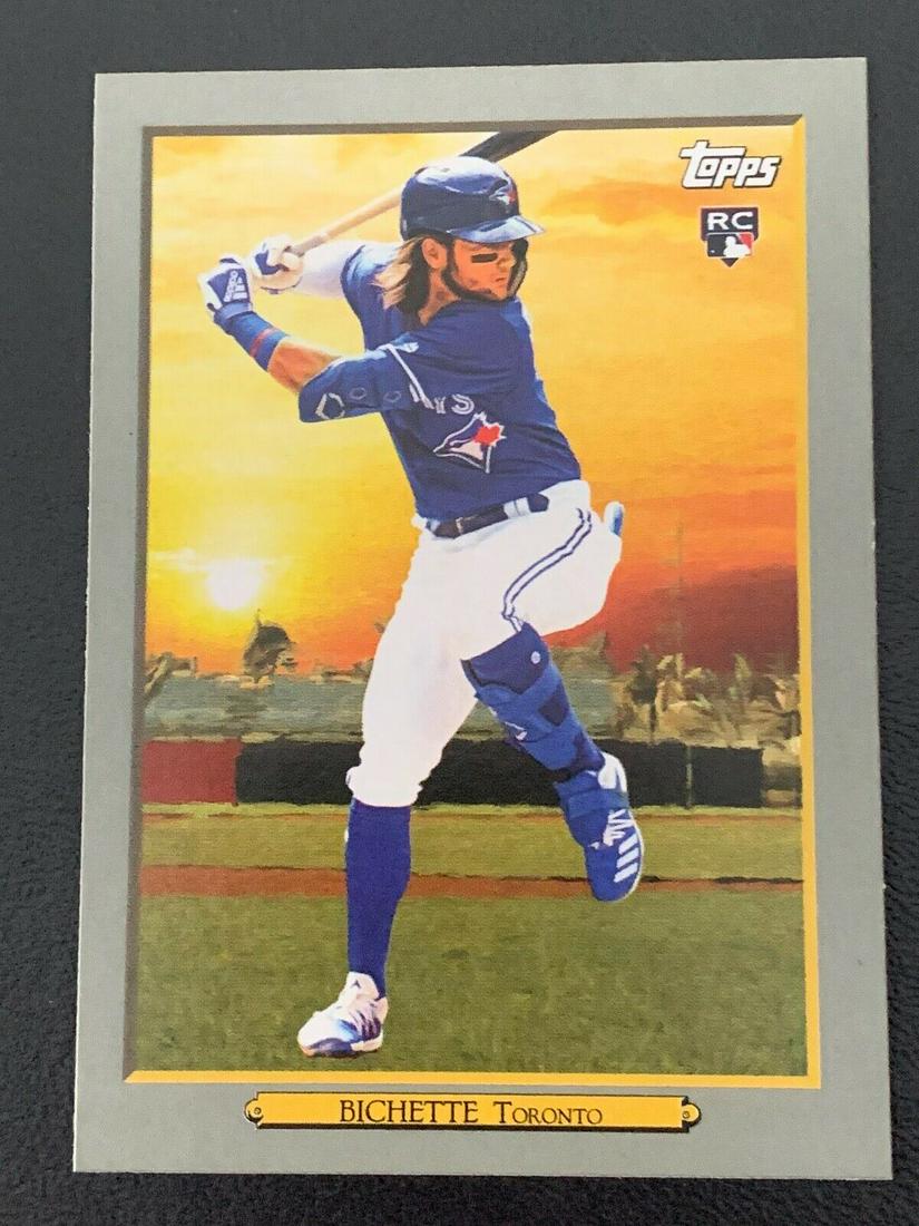 2020 Topps Series 1 Bo Bichette Turkey Red Rookie Card: 2020 Topps Series 1 Bo Bichette Turkey Red Rookie Card RC #94 Blue Jays