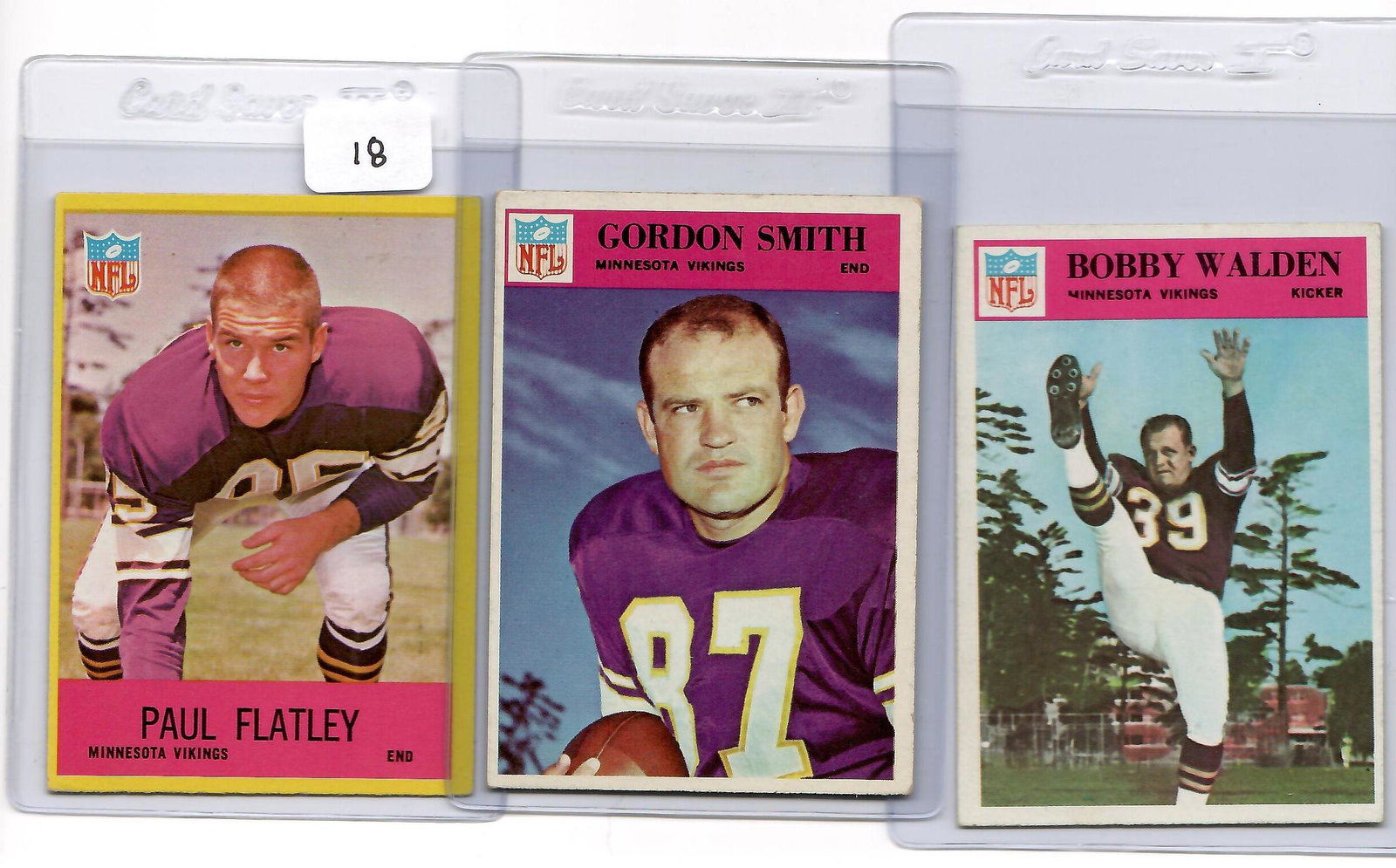 VINTAGE MINNESOTA VIKINGS FOOTBALL CARDS: VINTAGE MINNESOTA VIKINGS FOOTBALL CARDS