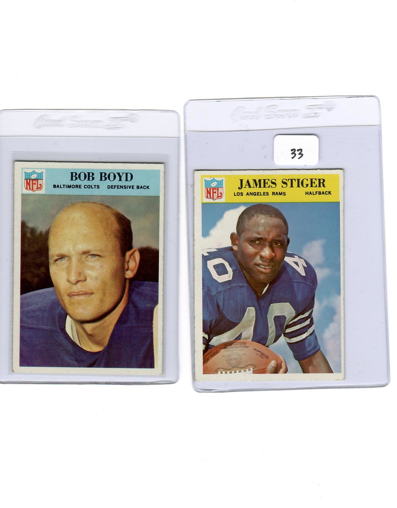 BALT. COLTS/LA RAMS VINTAGE NFL FOOTBALL CARDS: BALT. COLTS/LA RAMS VINTAGE NFL FOOTBALL CARDS