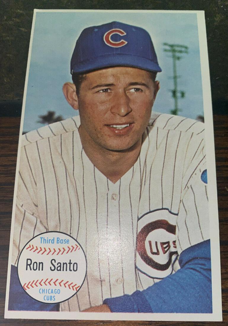 1964 Topps Giants Cards RON SANTO CHICAGO CUBS EX BIG: 1964 Topps Giants Cards RON SANTO CHICAGO CUBS EX