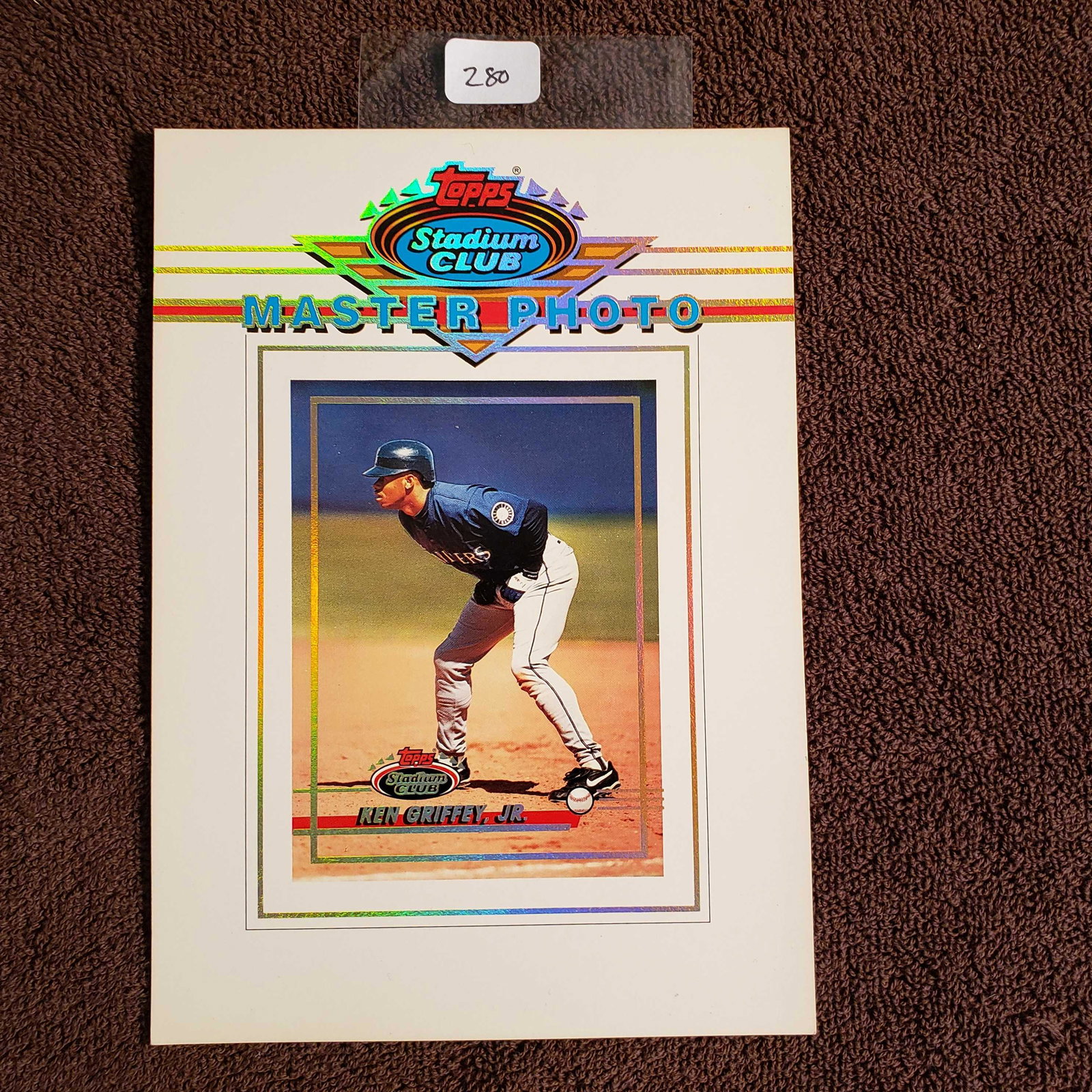 1993 STADIUM CLUB MASTER PHOTO KEN GRIFFEY JR. 4X6: MAIL ORDER ONLY 1993 KEN GRIFFEY JR. MEMBERS ONLY MASTER PHOTO
