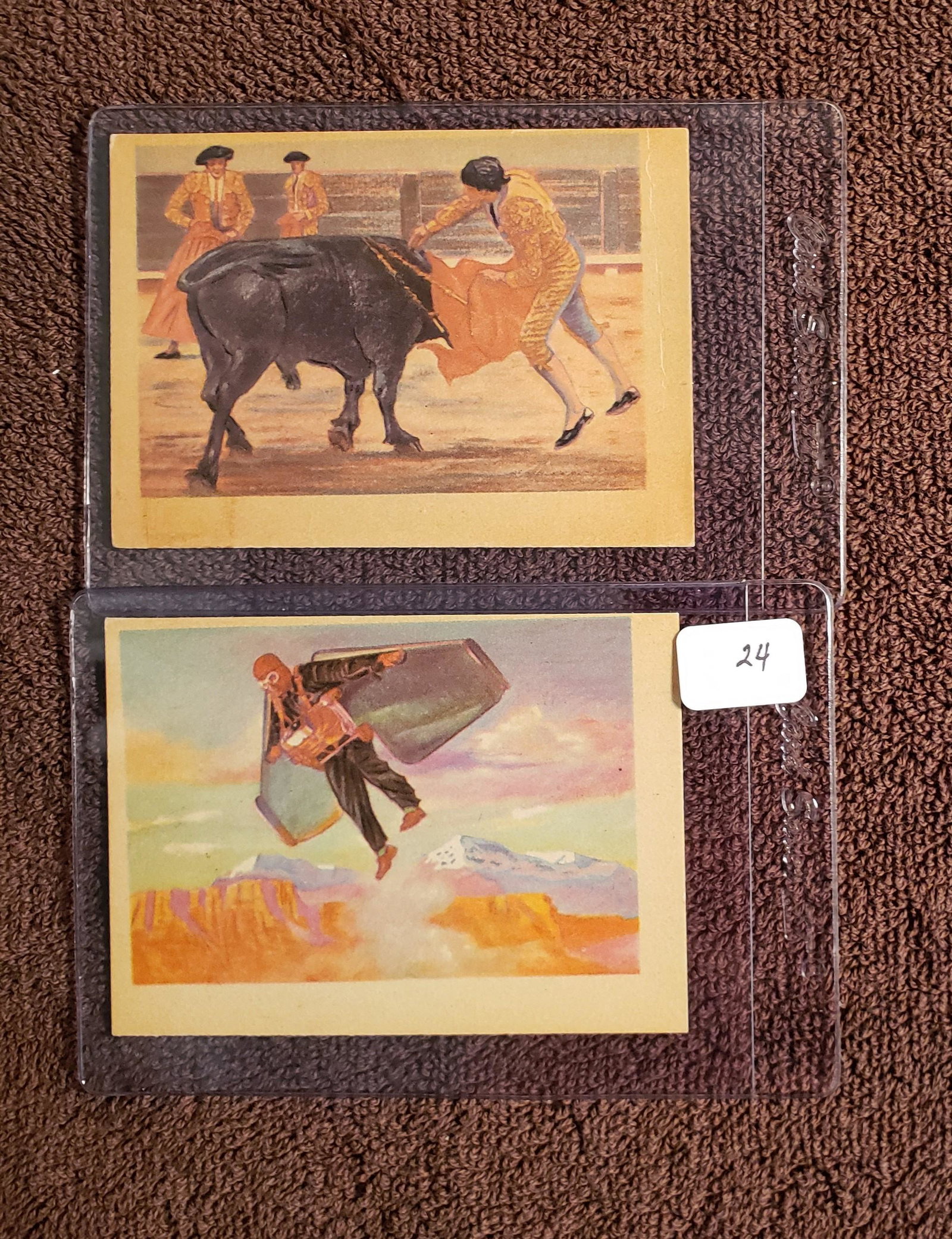 1956 ADVENTURE GUM TRADING CARDS LOW GRADE LOT: POOR GRADE 1956 ADVENTURE CARDS