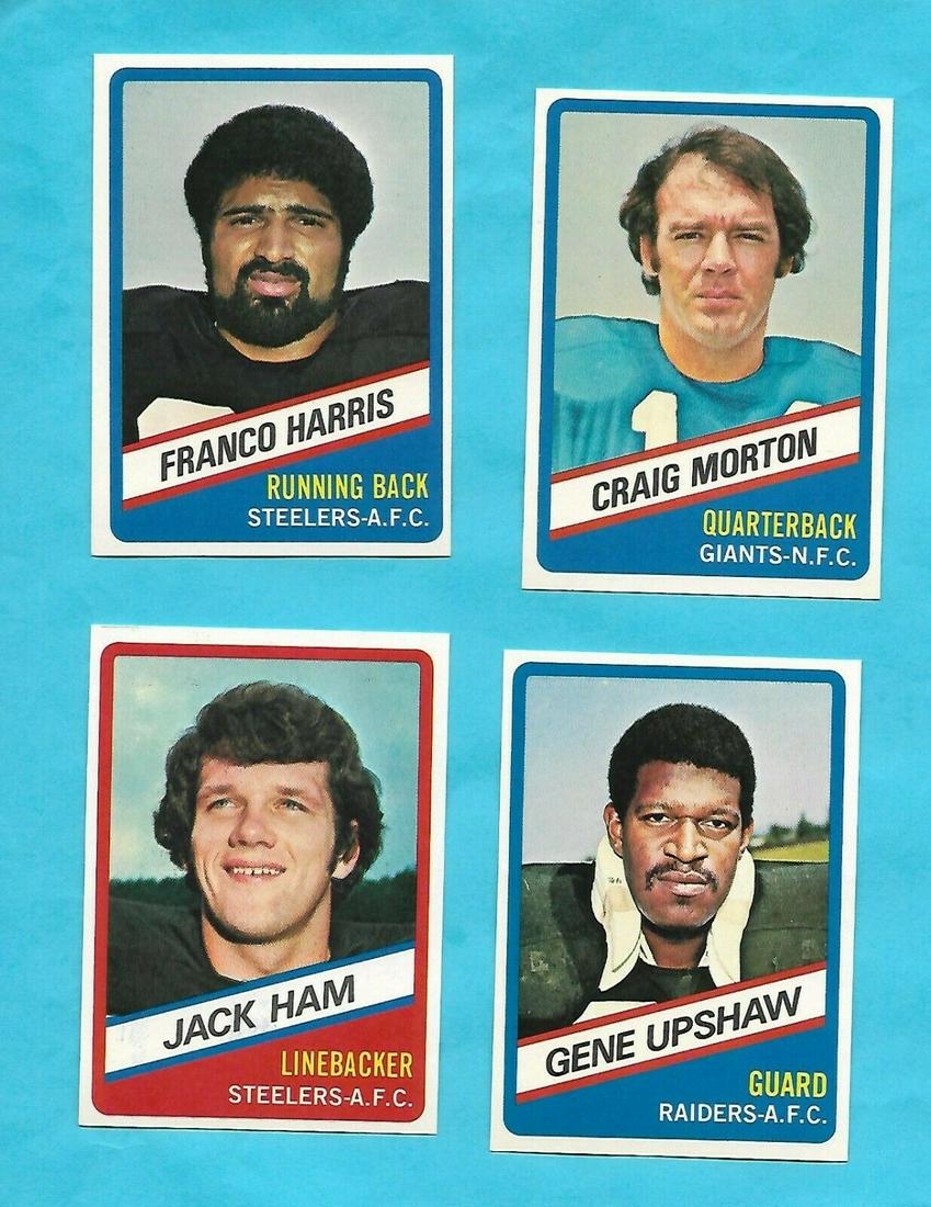 1976 TOPPS WONDER BREAD FOOTBALL CARDS COMPLETE SET: YOU ARE BUYING A 1976 TOPPS FOOTBALL COMPLETE 24 CARD WONDER BREAD SET. THESE SETS ARE IN MINT CONDITION RIGHT OUT OF A FACTORY SEALED VENDING CASE WHICH WAS SITTING ON A SHELF FOR 44 YEARS!