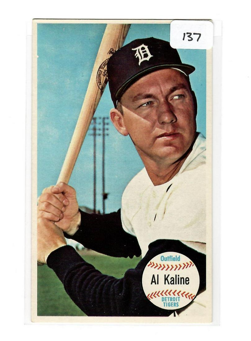 HIGH GRADE 1964 TOPPS GIANTS LARGE CARDS EXMT+: AL KALINE DETROIT TIGERS HALL OF FAME LEGEND (RIP MY DAD'S FAVORITE PLAYER)