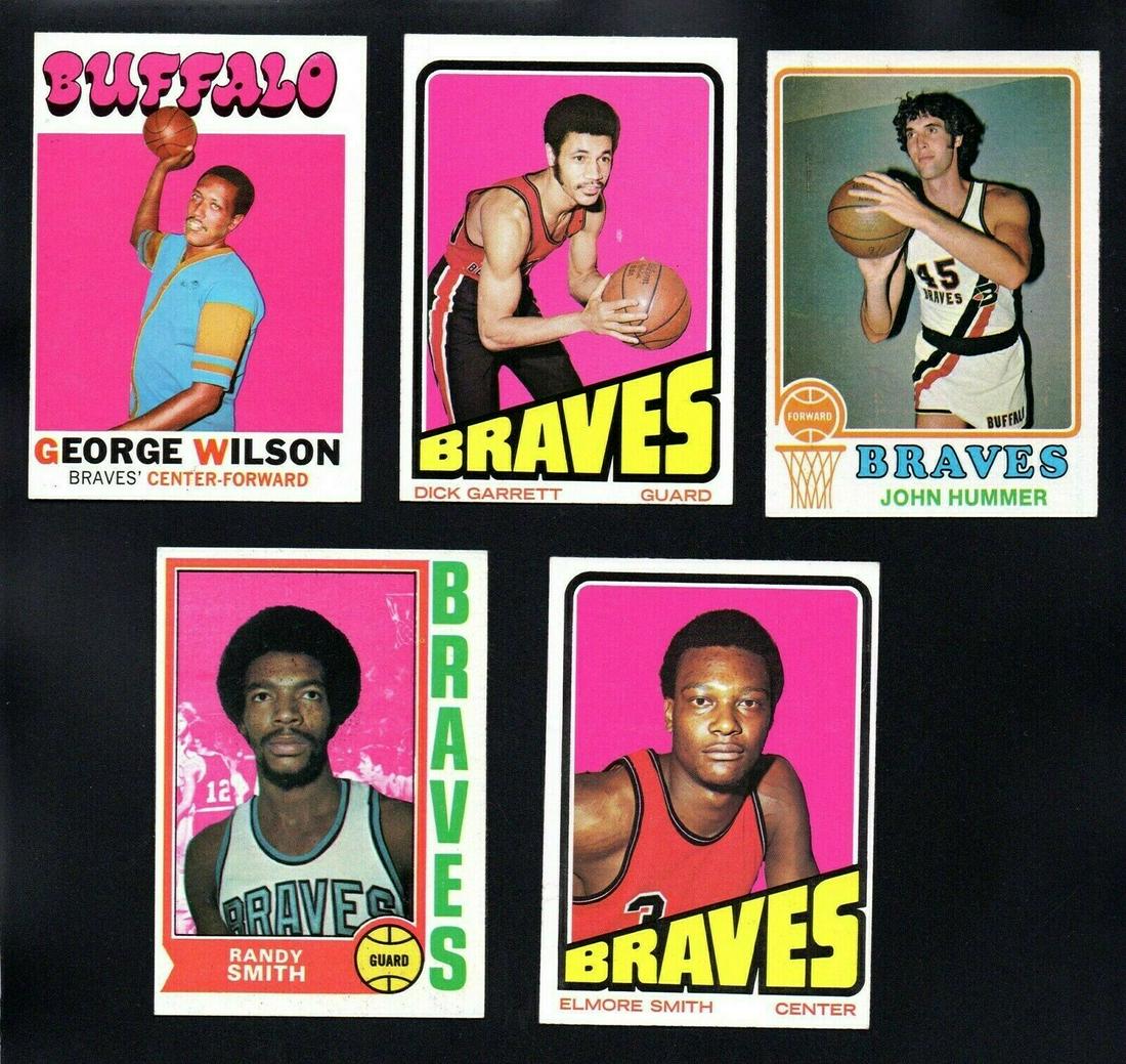 Vintage Buffalo Braves Aba Basketball Cards