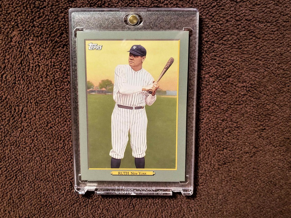 BABE RUTH 2020 TOPPS TURKEY RED INSERT CARD: BABE RUTH 2020 TOPPS TURKEY RED INSERT CARD