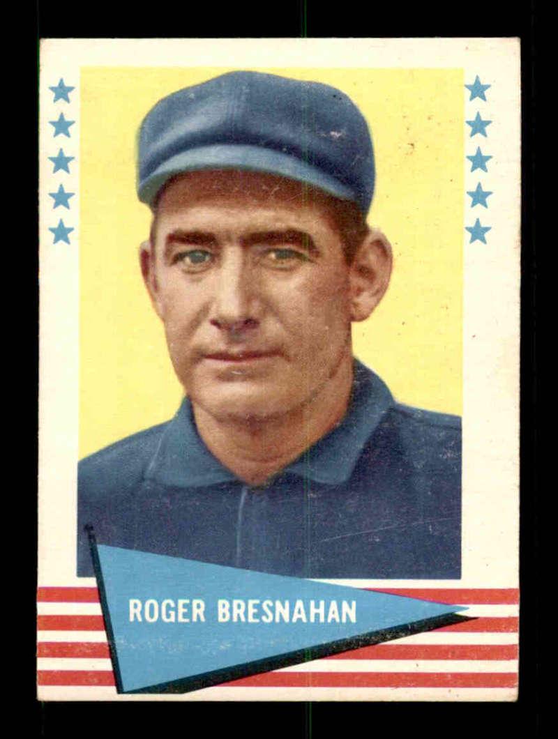 1961 Fleer Baseball Greats #10 Roger Bresnahan EXMT: 1961 Fleer Baseball Greats #10 Roger Bresnahan EXMT