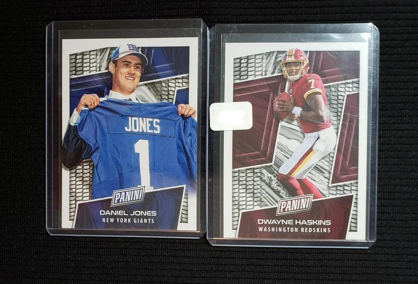 PANINI THE NATIONAL LIMITED EDITION SHOW PACKS: DWAYNE HASKINS, DANIEL JONES ROOKIE CARDS