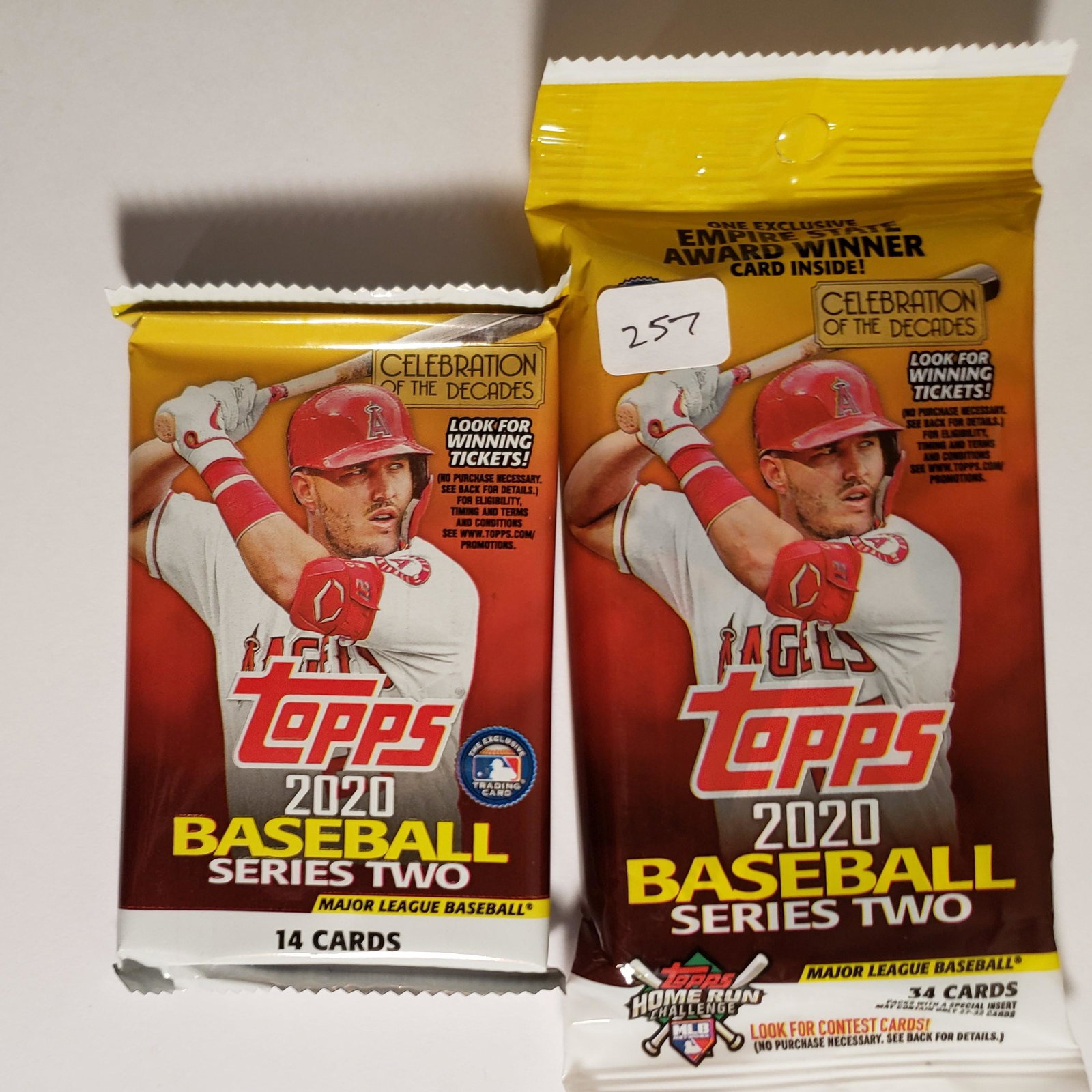 2020 TOPPS SERIES 2 FAT PACK/RETAIL PACK LOT: LOOK FOR LUIS ROBERT FLAGSHIP ROOKIE CARD CURRENTLY A $30 RAW CARD