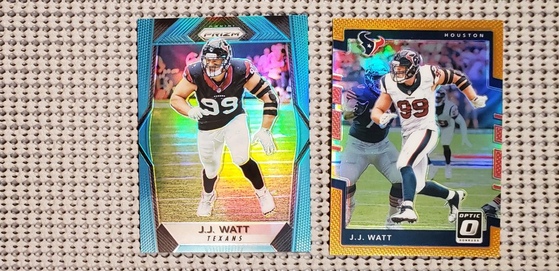 JJ WATT HOUSTON TEXANS PRIZM/OPTIC # (1 of 2)