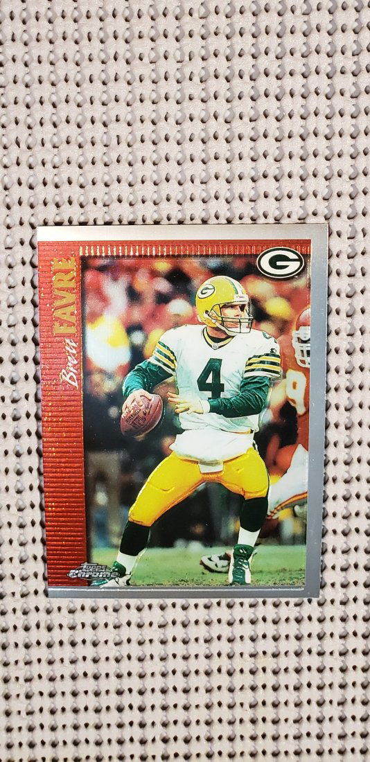 1997 TOPPS CHROME BRETT FAVRE GREEN BAY PACKERS (1 of 1)