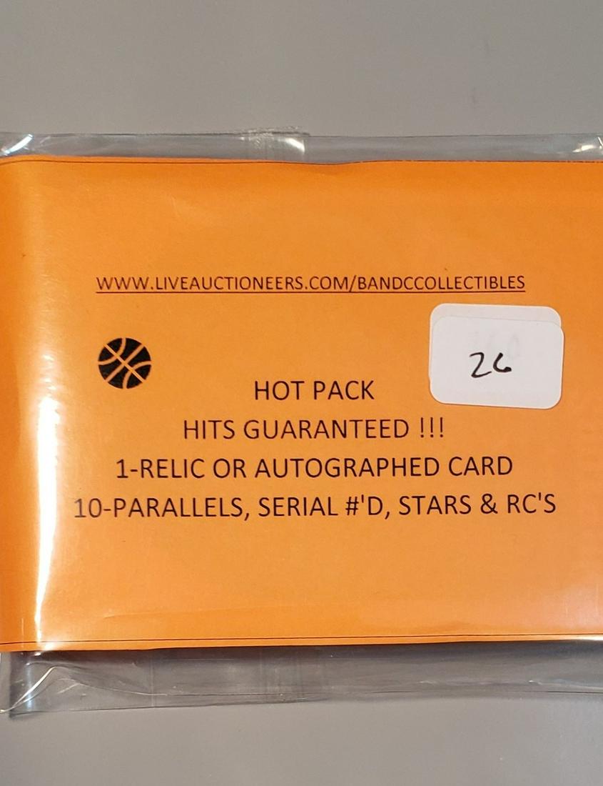 BASKETBALL HOT PACK WITH A RELIC AND/OR AUTO (1 of 1)