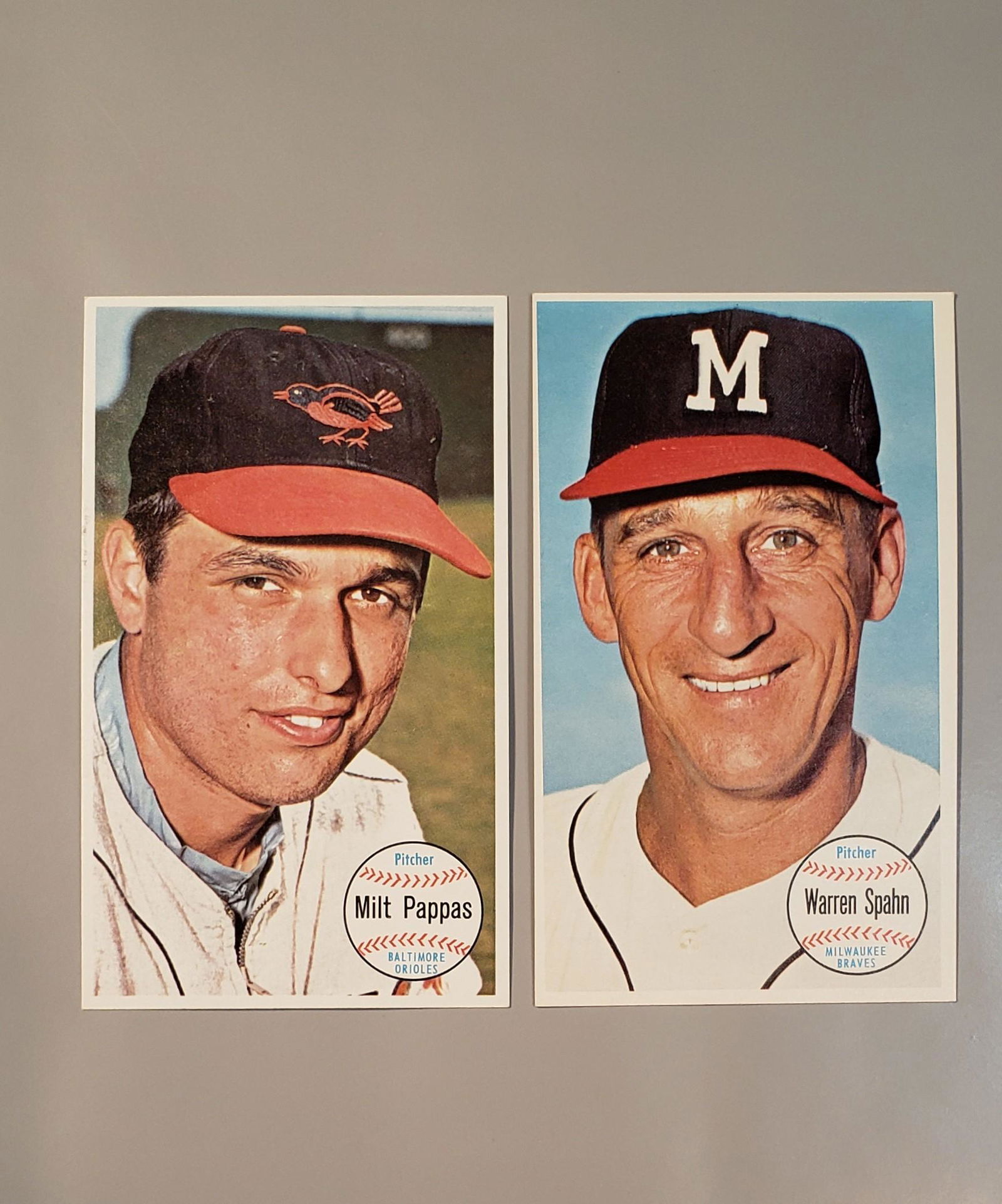 1964 TOPPS GIANTS LARGE CARDS NICE SHAPE EX-EXMT (1 of 2)
