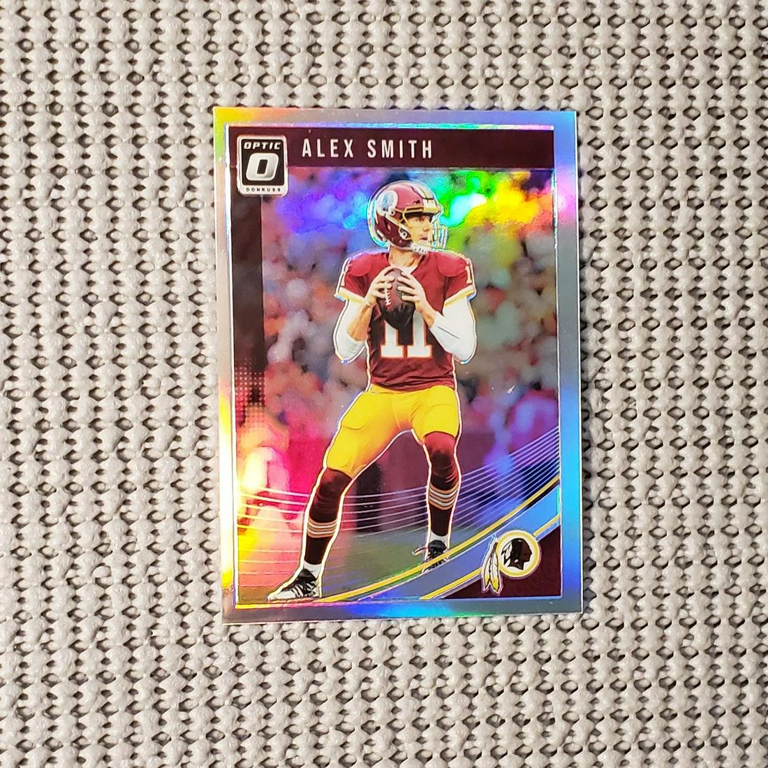 ALEX SMITH REDSKINS PANINI OPTIC SILVER HOLO SP (1 of 1)