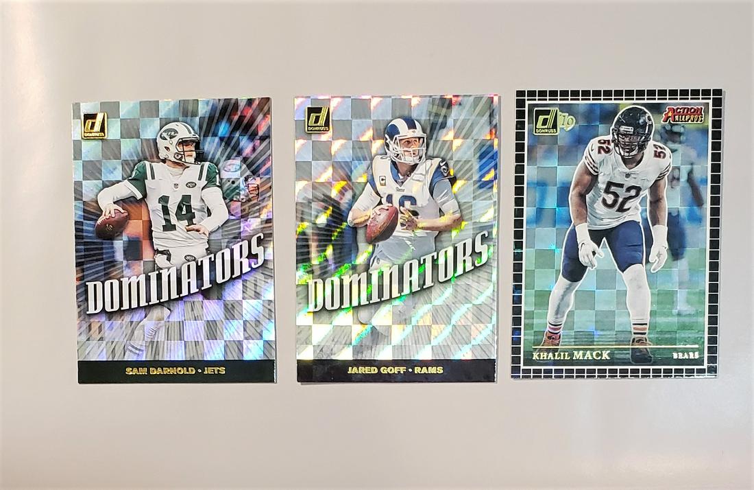 SAM DARNOLD, KHALIL MACK, JARED GOFF INSERT CARDS (1 of 1)