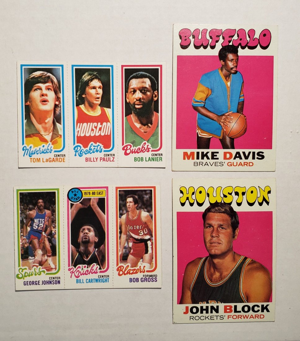 LOT OF 4 VINTAGE BASKETBALL CARDS (1 of 1)